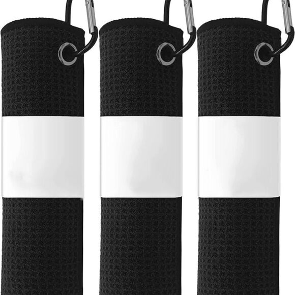 3 Pack Microfiber Waffle Weave Performance Golf Sport Towels 12 Color Choices - Picture 9 of 12
